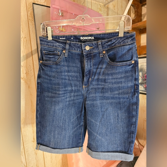 Sonoma Bermuda Denim Shorts 10 - Picture 1 of 3